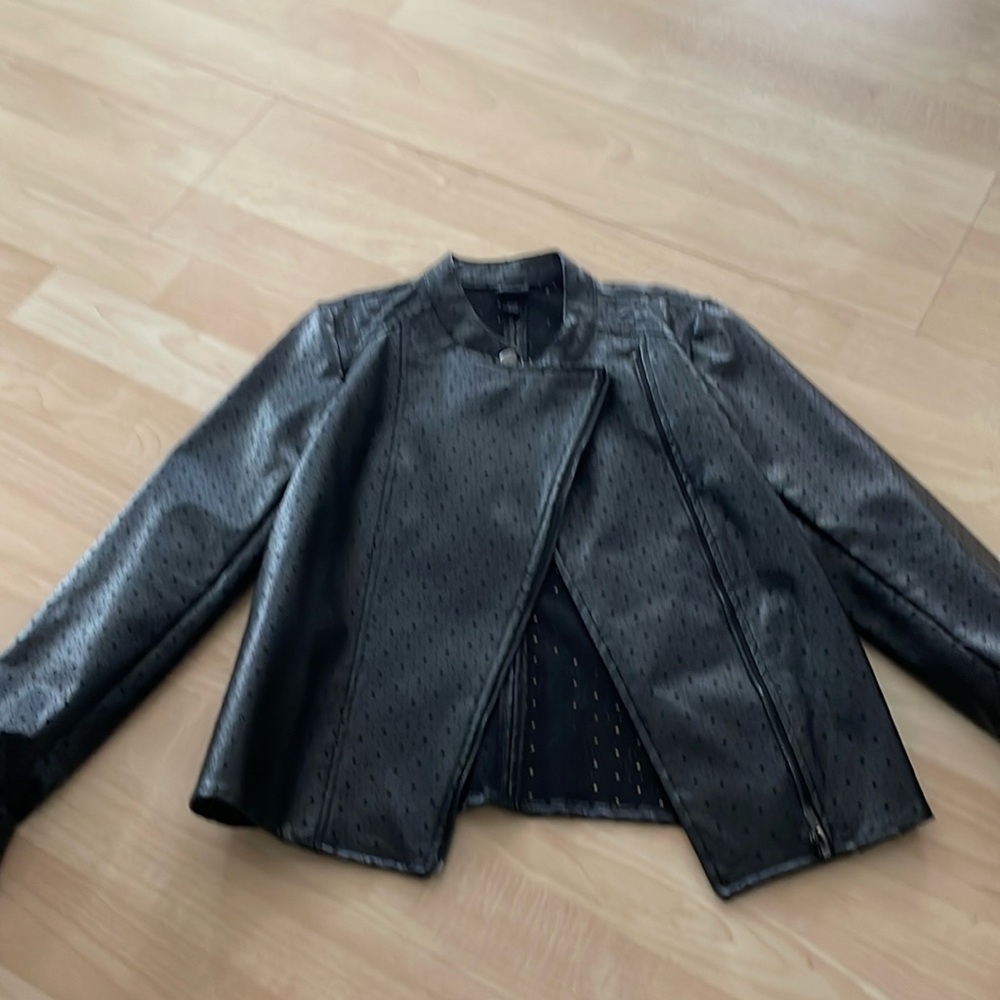 Faux leather jacket